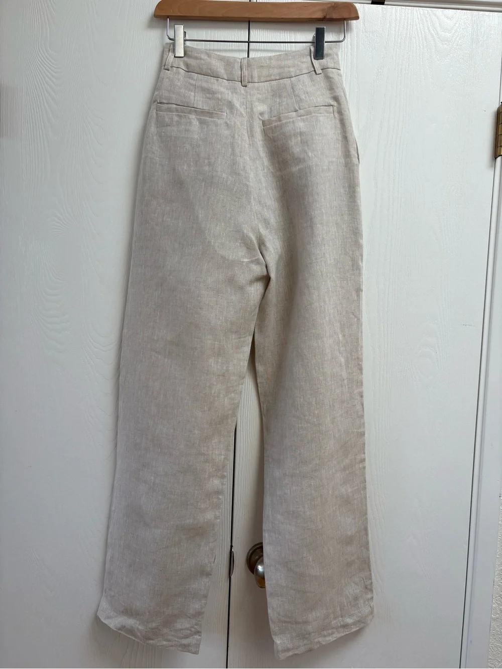 Reformation Vesta Pleated Wide Leg Linen Pants NWOT